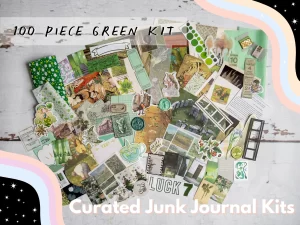 Green Junk Journaling Kit