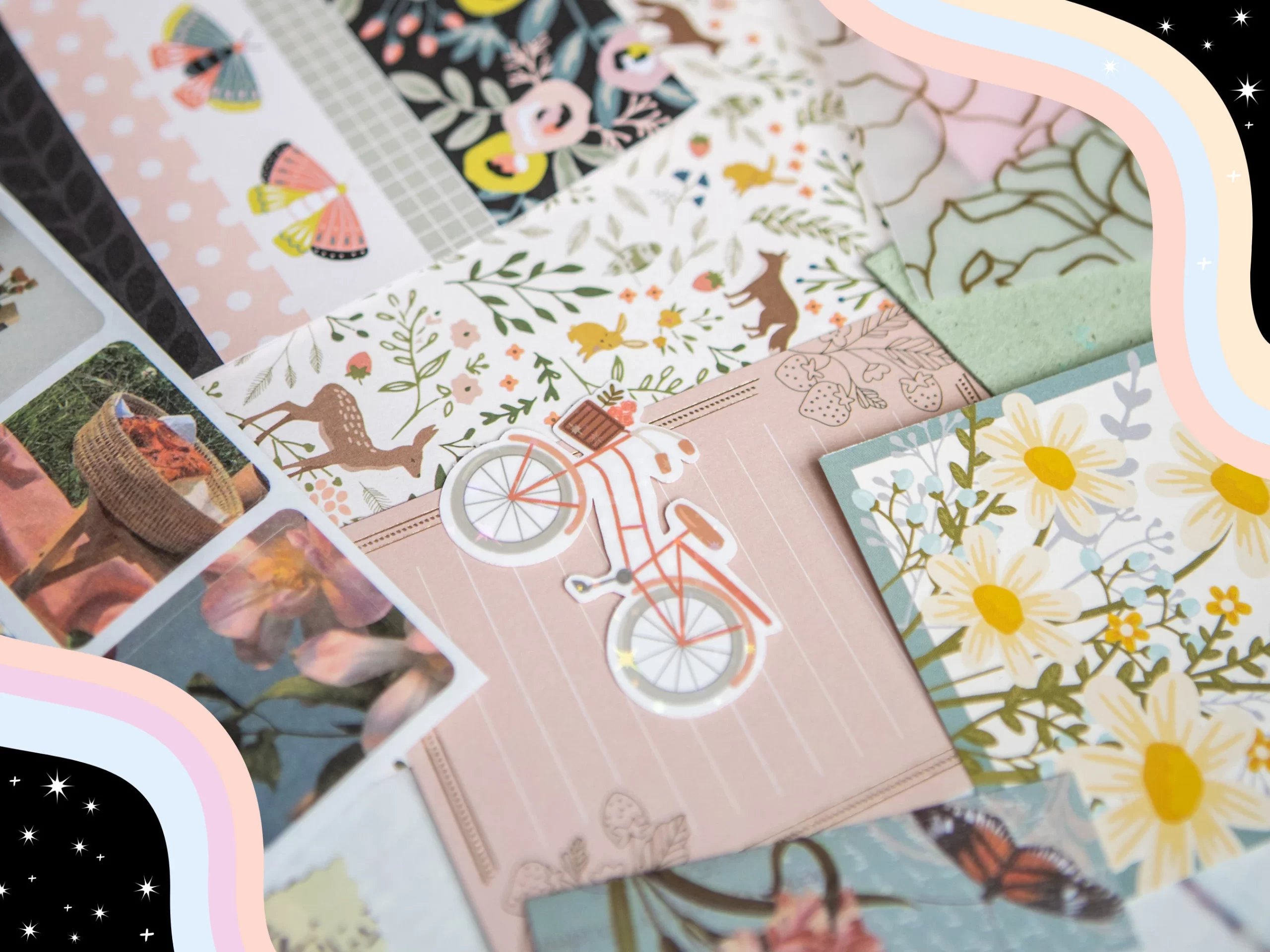 COTTAGECORE Junk Journaling Kit | LIGHT ACADEMIA - Image 2