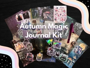 Autumn Magic Dark Forest Junk Journaling Kit